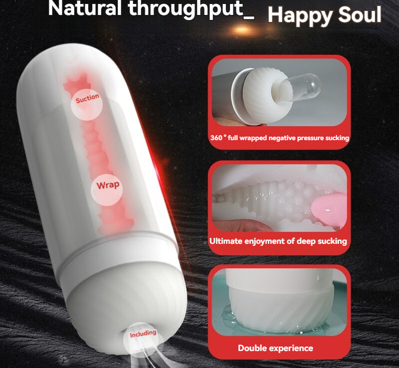 Dispositivo de masturbación masculina Ultimate Pleasure Elegante dispositivo de masturbación masculina con funciones de succión avanzadas para obtener el máximo placer y satisfacción.