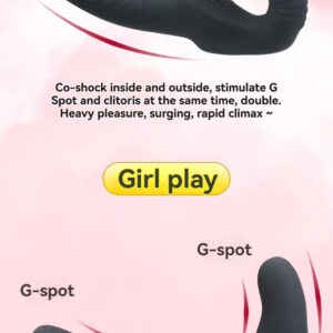 Stylish dual-ended vibrator for G-spot and clitoral stimulation, designed for intense pleasure.