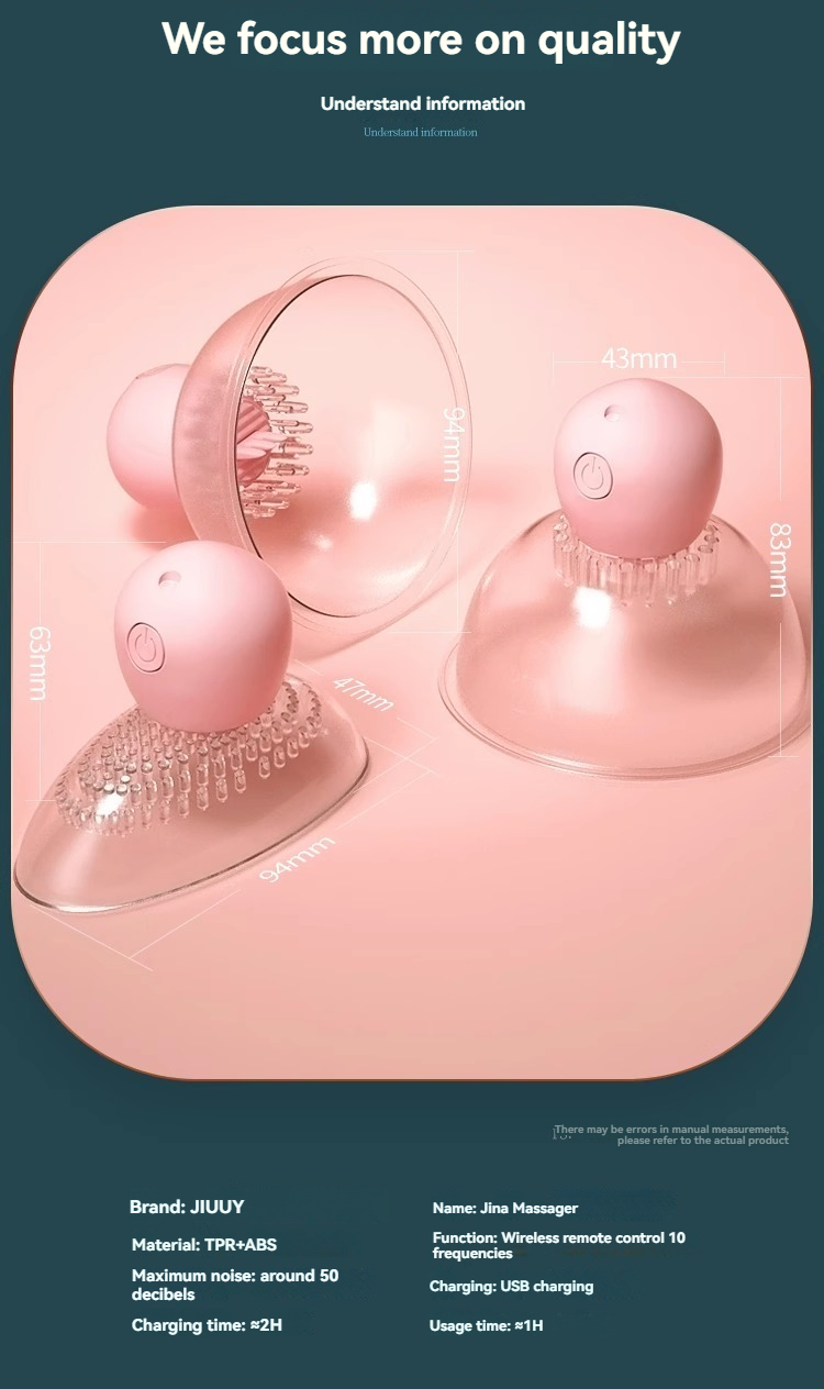 Ontdek de Jina Massager, een veelzijdig en discreet wellnessapparaat met aanpasbare instellingen.