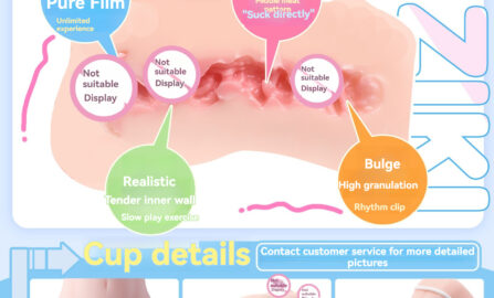 Realistic male sex toy showcasing unique textured design for enhanced pleasure and immersive experience.