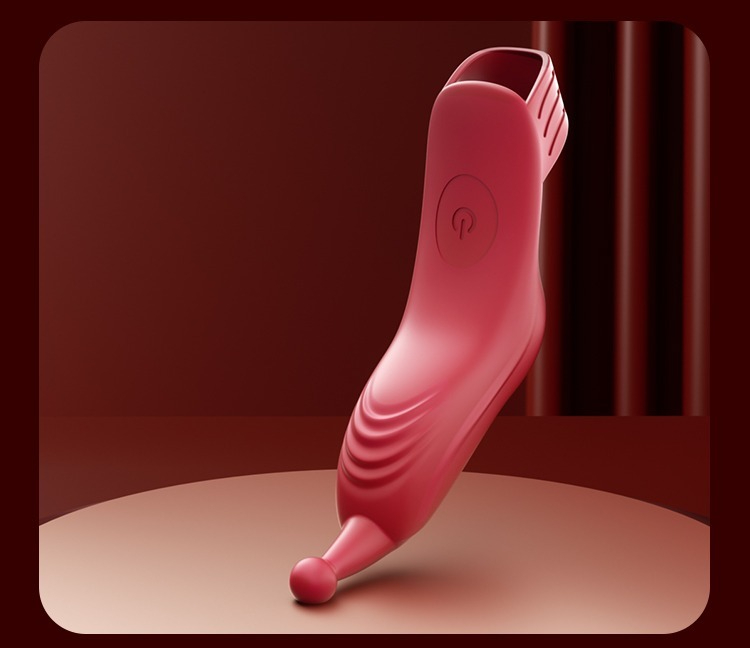 Sleek, red intimate device designed for pleasure, comfort, and enhanced user experience.