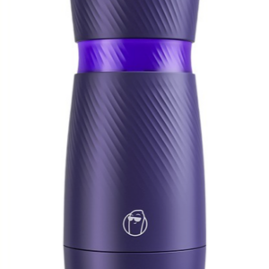 Stylish purple vacuum-insulated thermos for hot or cold beverages, perfect for outdoor adventures.