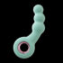 Sleek mint green personal massager with ergonomic design and textured stimulation features.