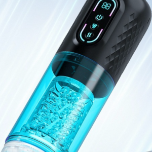 Stylish multifunctional hydration bottle with digital interface and ergonomic design for active lifestyles.