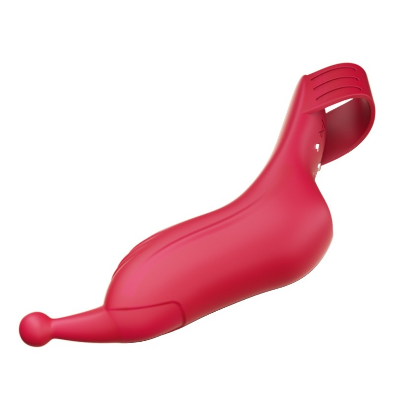 Massaggiatore personale in silicone rosa brillante con design ergonomico per il comfort e la stimolazione.