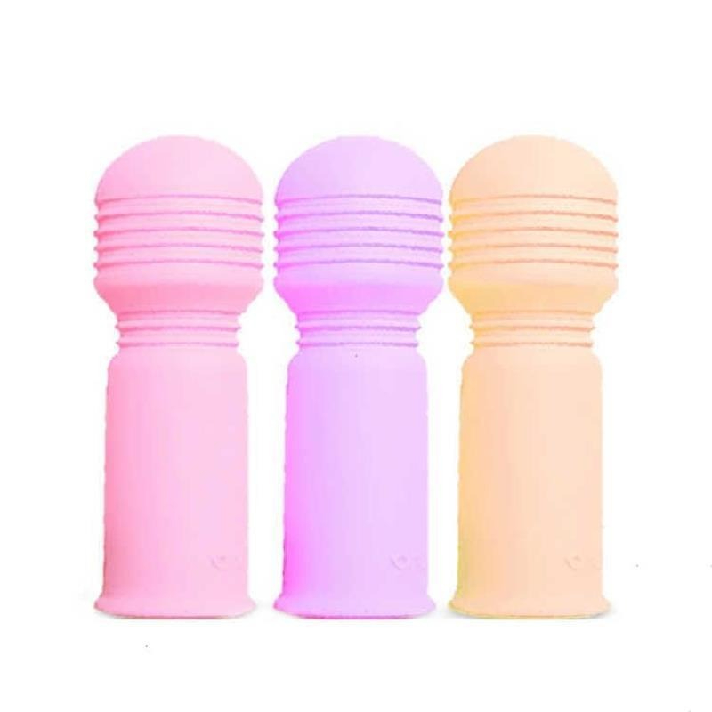 Jouets cylindriques en silicone pastel pour adultes, élégants et ergonomiques pour un plaisir accru.