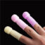 Colorful silicone finger covers for enhanced grip and comfort in various activities.