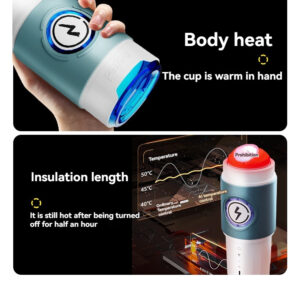 Innovative smart insulated cup with ergonomic design and advanced heat retention technology.