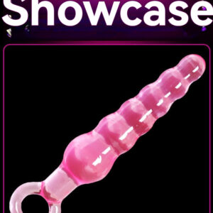 Playful pink adult toy with a bulbous design, perfect for exploring pleasure and intimacy.