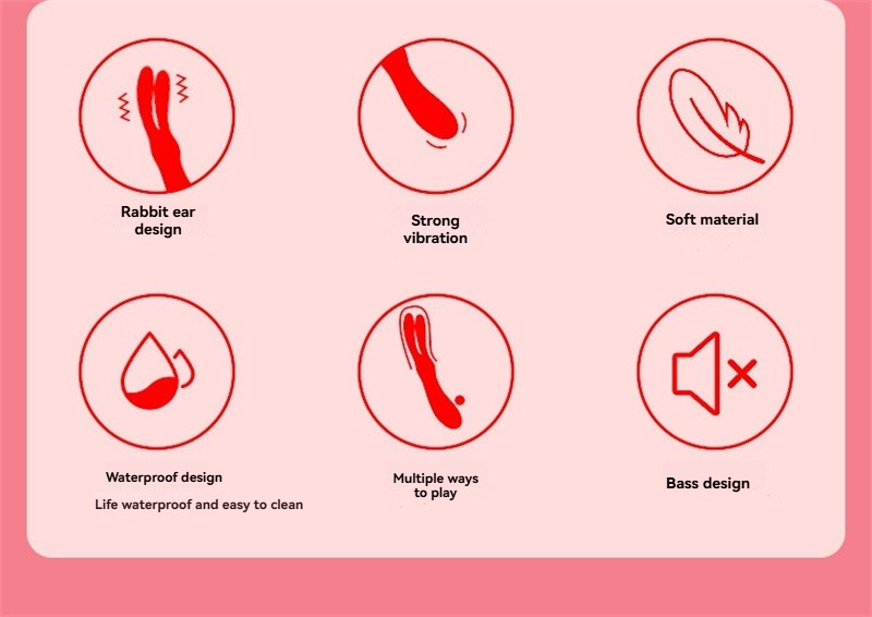 Vibrerende enhed med ergonomisk design, stærke vibrationer, vandtæt, blødt materiale og alsidige legemuligheder.