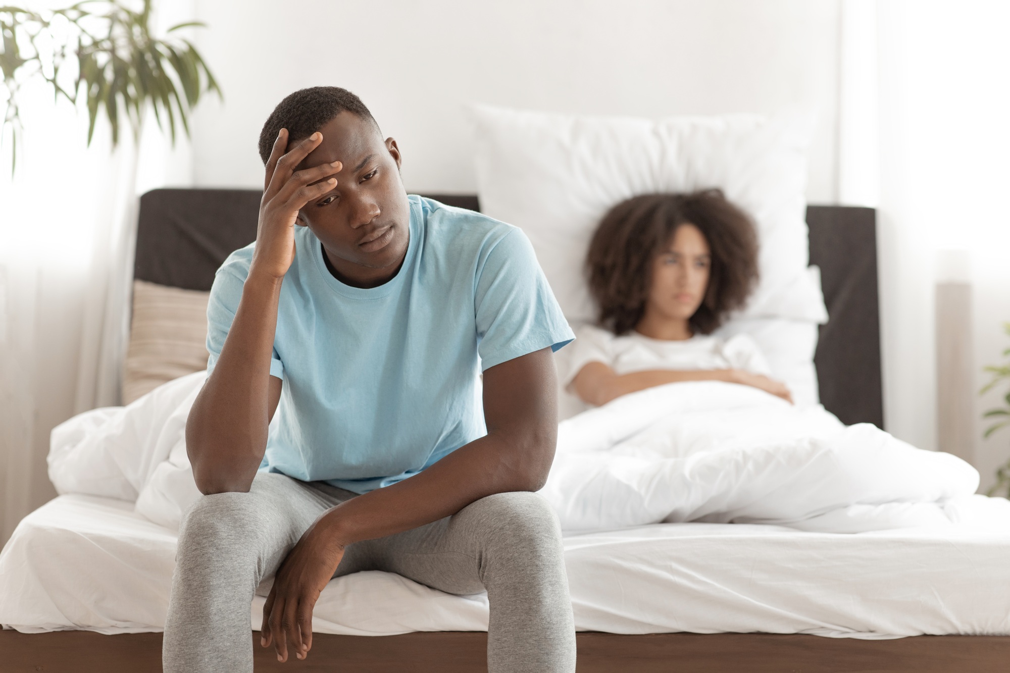 Erectile dysfunction, male power, quarrel, sex problems and relationship