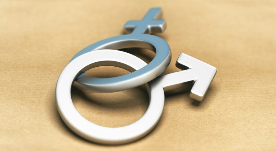 Gender Symbols, Male and Female Together.