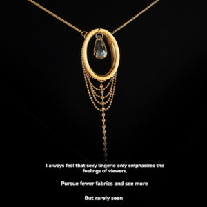 Elegant gold crystal pendant necklace for luxurious style and allure in any occasion.