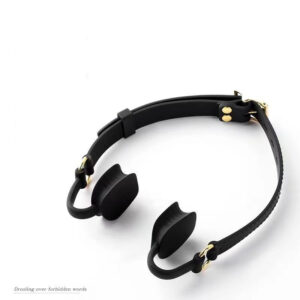 Sleek black minimalist headphones with ergonomic design and elegant gold accents for immersive audio experiences.