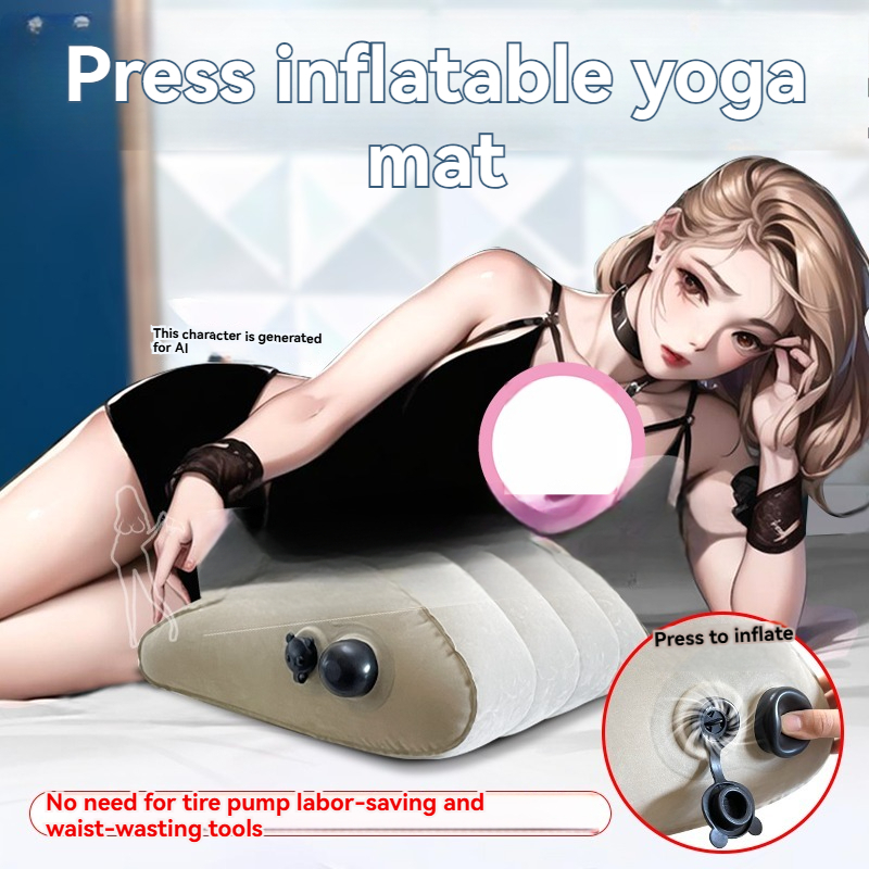 Tapis de yoga gonflable élégant pour une pratique confortable, avec un gonflage facile et un design moderne.