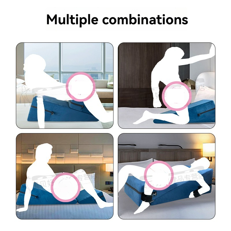 Acessório de cama versátil para conforto, apoio e flexibilidade em actividades de relaxamento e exercício.