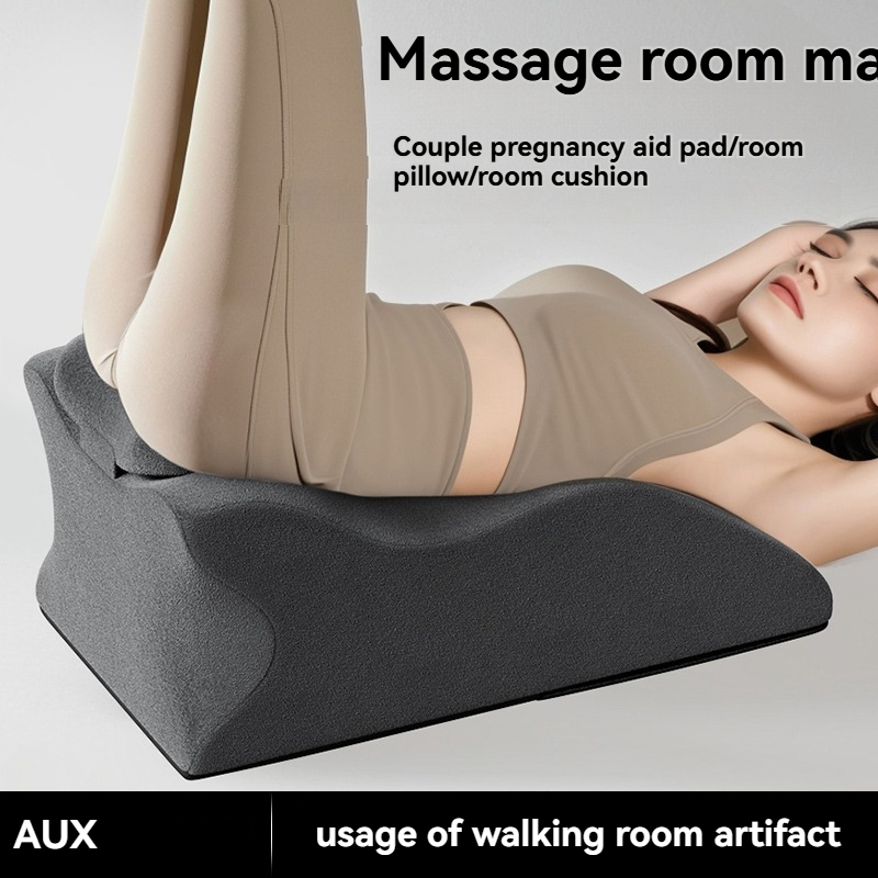 Bequemes Stützkissen zur Entspannung und Massage, ideal für Wellness in der Schwangerschaft.