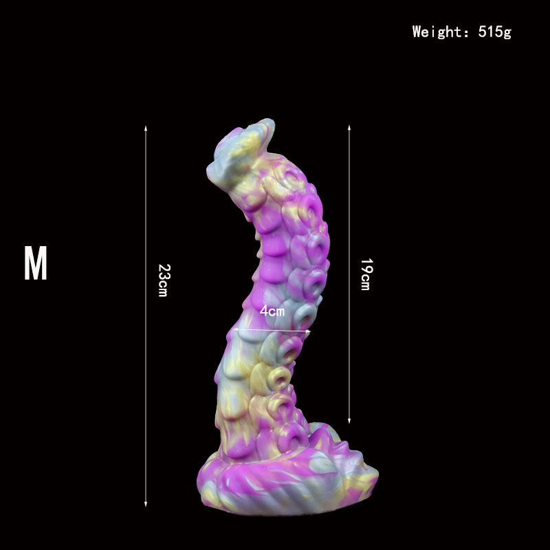 Vibrante creatura fantasy a forma di tentacolo, perfetta come stravagante sextoy decorativo.