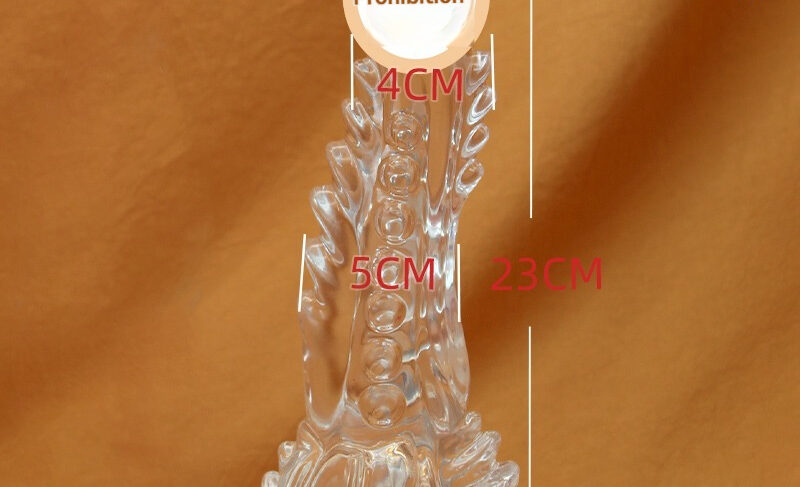 Elegant Glass Sculpture Inspired by Nature Elegant glass sculpture resembling coral, ideal for adult decor and enhancing intimate spaces.