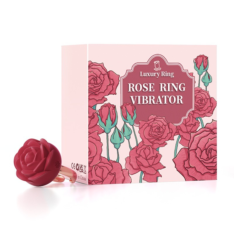 Rose Ring Vibrator in elegant packaging, perfect for enhancing intimacy with style.